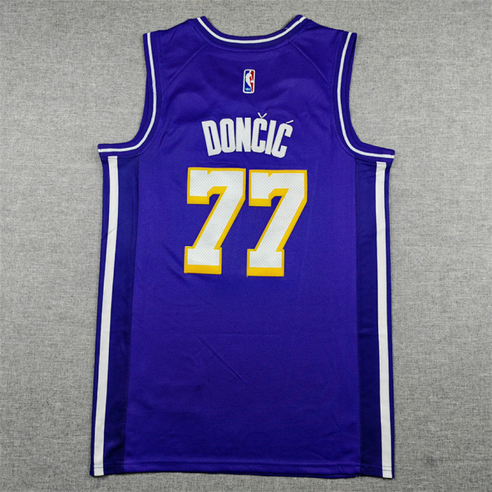 2026 City Edition Los Angeles Lakers DONCIC 77 Purple NBA Jersey Basketball Shirt