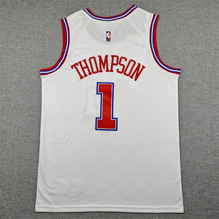 2026 City Edition Houston Rockets THOMPSON 1 White Basketball Shirt NBA Jersey