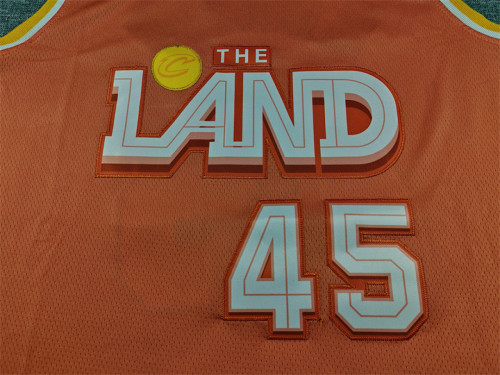 2026 City Edition Cleveland Cavaliers 45 MITCHELL Orange NBA Jersey Basketball Shirt