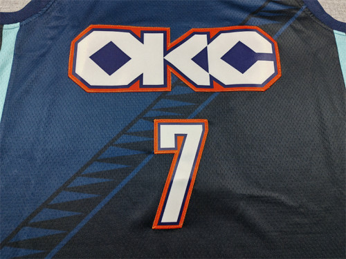 2026 City Edition Oklahoma City Thunder HOLMGREN 7 Blue NBA Jersey Basketball Shirt