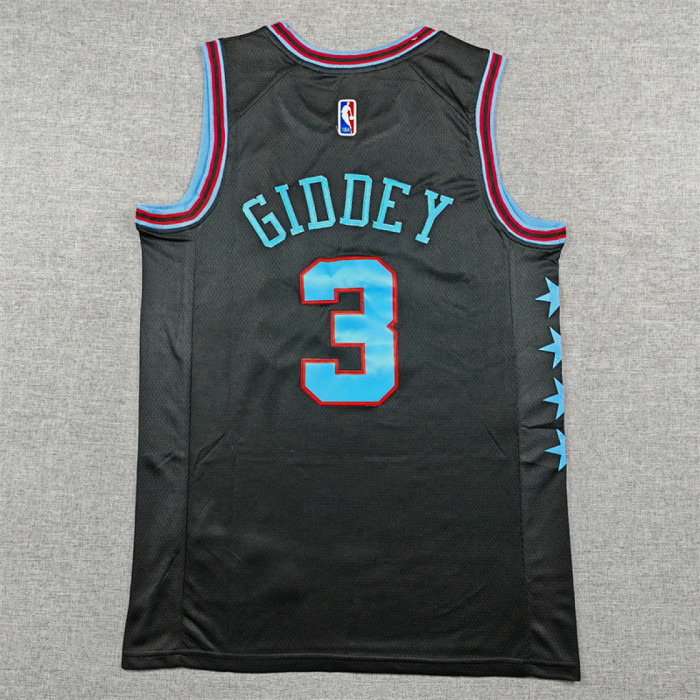 2026 City Edition Chicago Bulls GIDDEY 3 Basketball Shirt NBA Jersey