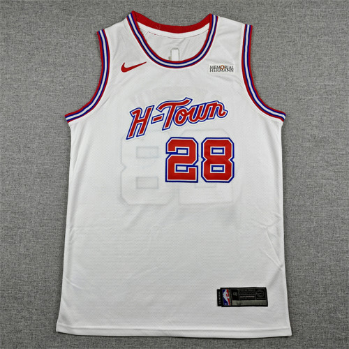 2026 City Edition Houston Rockets SENGUN 28 White Basketball Shirt NBA Jersey