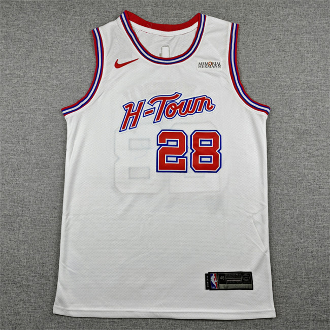 2026 City Edition Houston Rockets SENGUN 28 White Basketball Shirt NBA Jersey