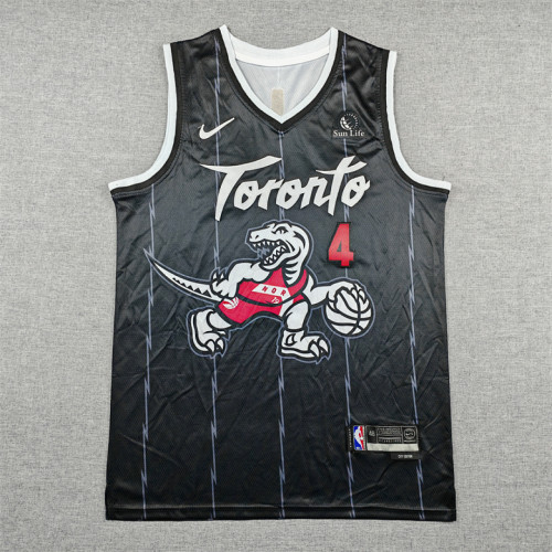 2026 City Edition Toronto Raptors BARNES 4 Black NBA Jersey Basketball Shirt