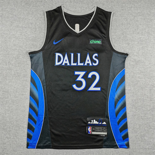 2026 City Edition Dallas Mavericks 32 FLAGG Black NBA Jersey Basketball Shirt