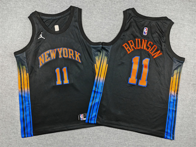 Youth 2026 Statement Edition New York Knicks BRUNSON 11 NBA Shirt Child Basketball Jersey