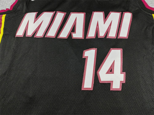 Miami Heat 14 HERRO Black NBA Jersey Basketball Shirt