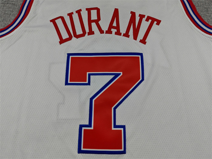 2026 City Edition Houston Rockets DURANT 7 White Basketball Shirt NBA Jersey