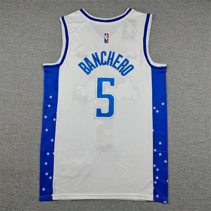 2026 City Edition Orlando Magic 5 BANCHERO White NBA Jersey Basketball Shirt