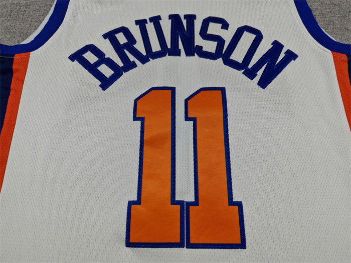 2026 City Edition New York Knicks BRUNSON 11 White NBA Shirt Men's Basketball Jersey