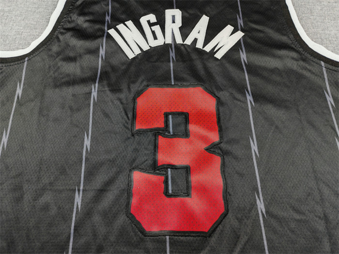2026 City Edition Toronto Raptors INGRAM 3 Black NBA Jersey Basketball Shirt