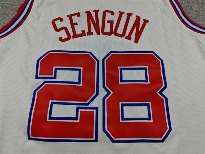 2026 City Edition Houston Rockets SENGUN 28 White Basketball Shirt NBA Jersey