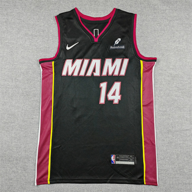 Miami Heat 14 HERRO Black NBA Jersey Basketball Shirt