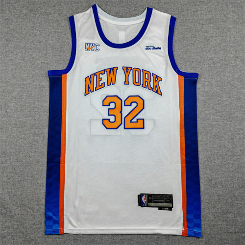 2026 City Edition New York Knicks Towns 32 White NBA Shirt Basketball Jersey