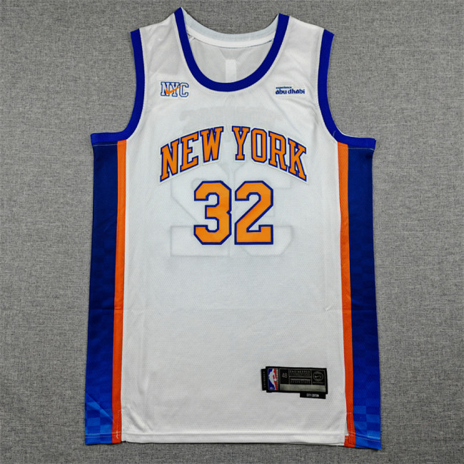 2026 City Edition New York Knicks Towns 32 White NBA Shirt Basketball Jersey