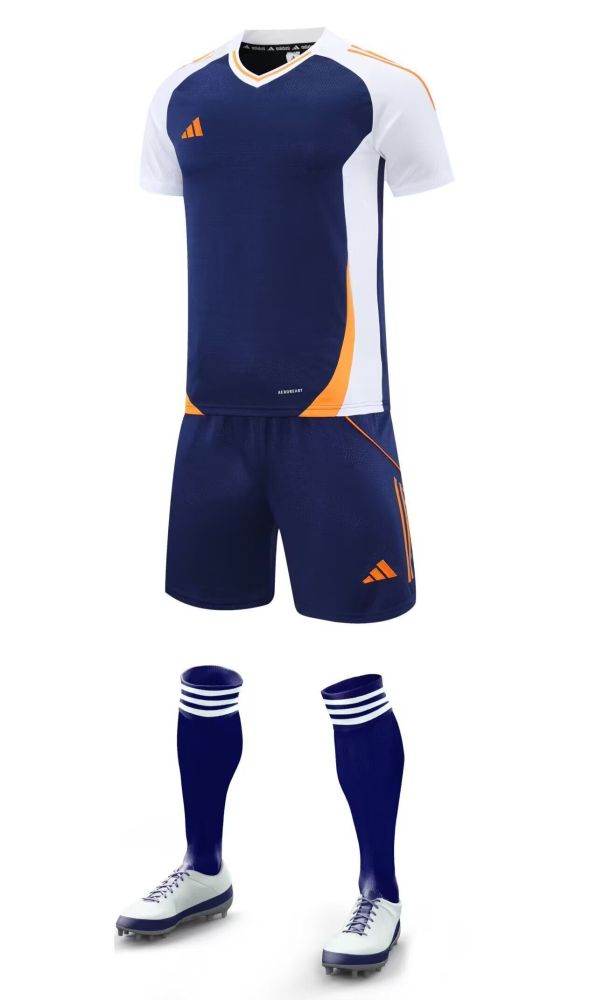 BYA705 AD Blank Soccer Training Jersey Shorts DIY Cutoms Uniform
