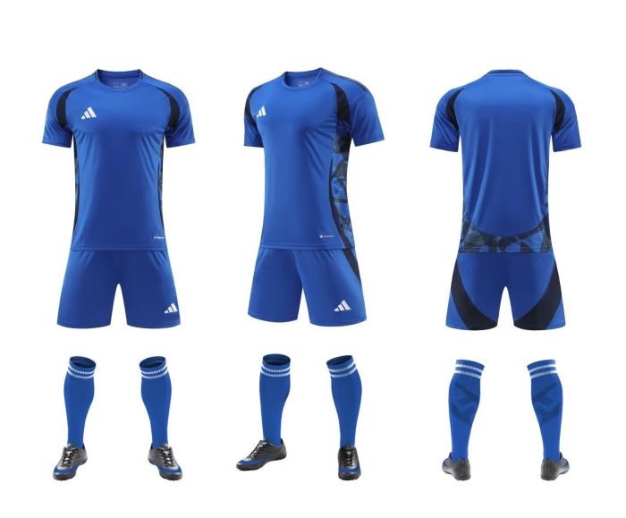 R024 AD Blank Soccer Training Jersey Shorts DIY Cutoms Uniform