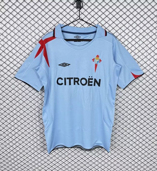 Retro Jersey 2005-2007 Celta de Vigo Home Soccer Jersey Vintage Football Shirt