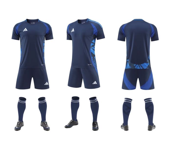 R024 AD Blank Soccer Training Jersey Shorts DIY Cutoms Uniform