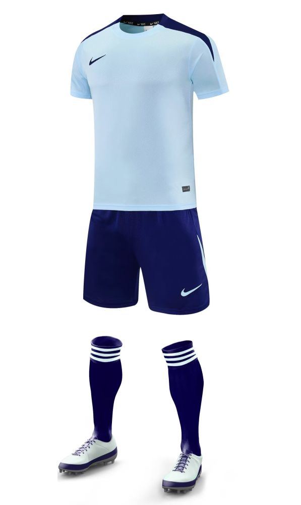 BYA603 NK Blank Soccer Training Jersey Shorts DIY Cutoms Uniform