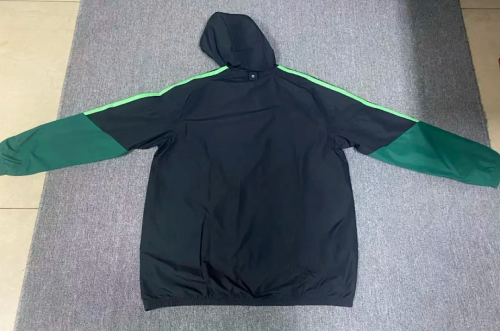 with Cap 2026 Mexico Black Soccer Windbreaker Jacket Football Jacket