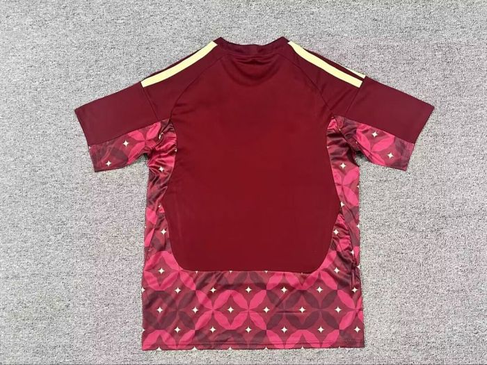 Fan Version 2025-2026 Italy Red Goalkeeper Soccer Jersey Football Shirt