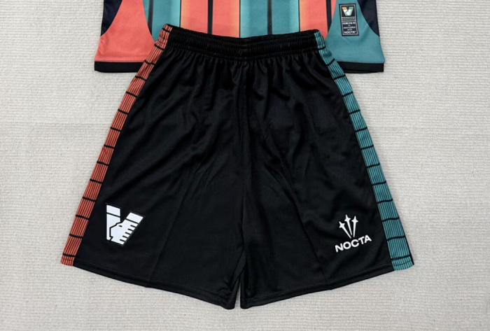 Fan Version 2025-2026 Venezia Third Away Black Soccer Shorts Football Shorts