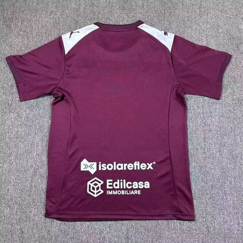 Fan Version 2025-2026 US Salernitana 1919 Home Soccer Jersey Football Shirt