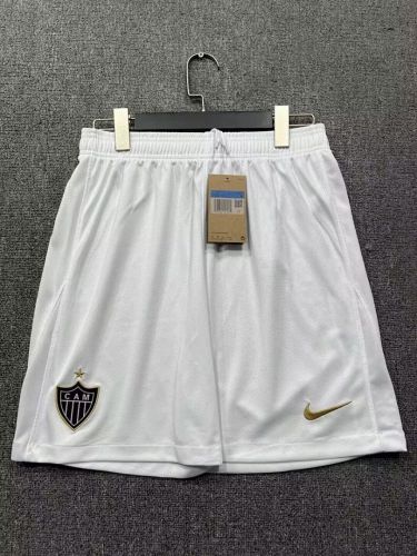 Fan Version 2025-2026 Atletico Mineiro Away White Soccer Shorts Football Shorts