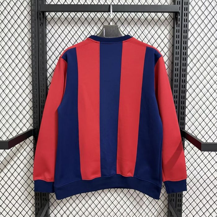 2025-2026 Bayern Munich Red/Blue Soccer Training Sweater