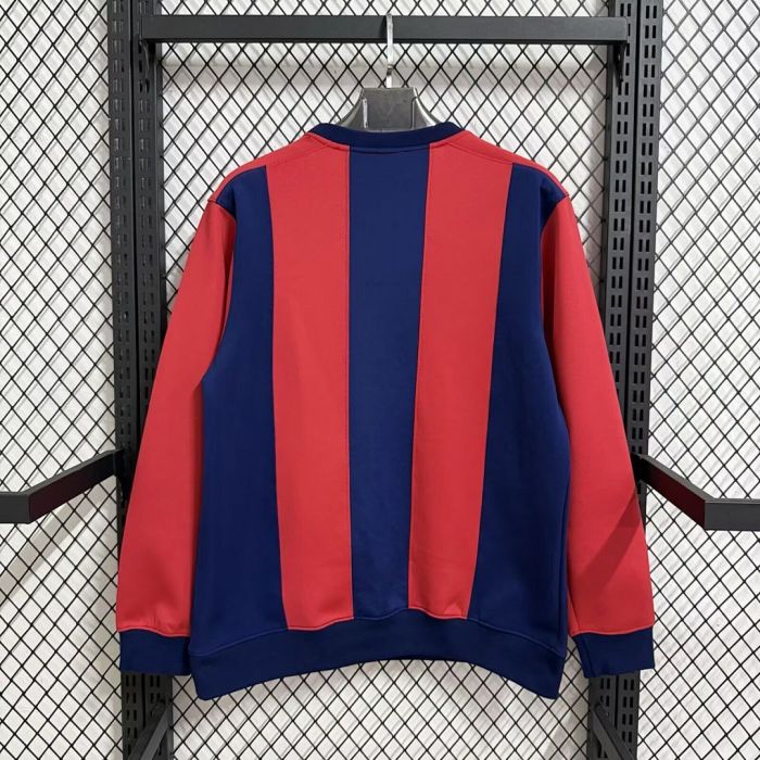 2025-2026 Barcelona Red/Blue Soccer Training Sweater