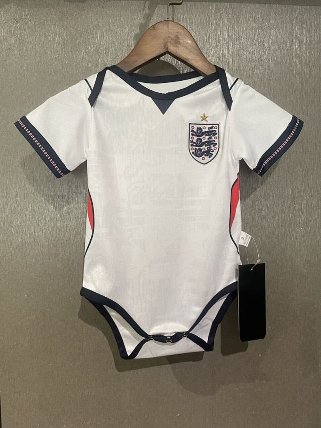 Baby Cloth 2026 England Home Soccer Jersey Baby Onesies