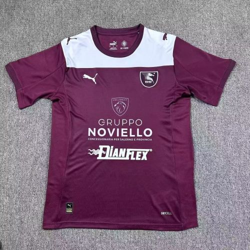 Fan Version 2025-2026 US Salernitana 1919 Home Soccer Jersey Football Shirt