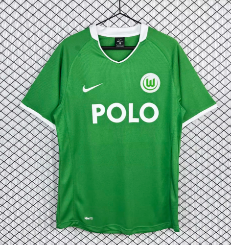 Retro Shirt 2008-2009 VfL Wolfsburg Home Soccer Jersey Vintage Football Shirt