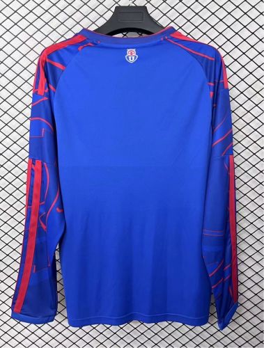 Long Sleeve Fan Version 2026-2027 Club Universidad de Chile Home Soccer Jersey Football Shirt