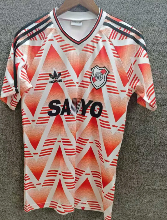 Retro Jersey 1994 River Plate Away Soccer Jersey Vintage Football Shirt