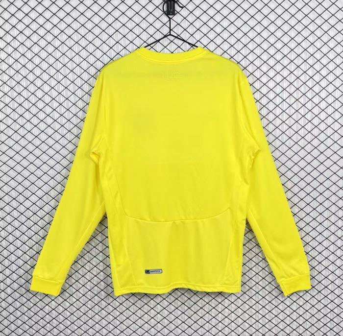 Long Sleeve Retro Jersey 2008-2009 Villarreal Home Soccer Jersey Football Shirt