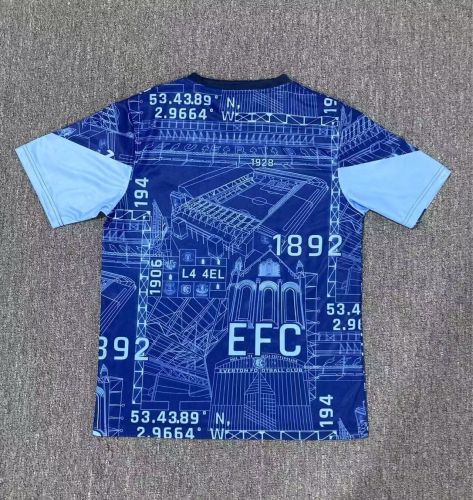 Fan Version 2025-2026 Everton Dark Blue Special Edition Soccer Jersey Football Shirt