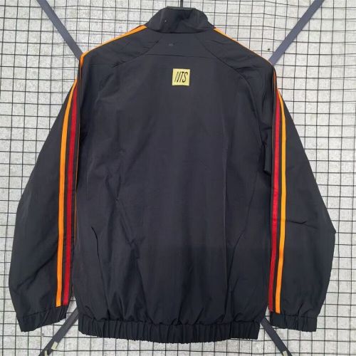 2025-2026 Arsenal Black Soccer Windbreaker Jacket Football Jacket