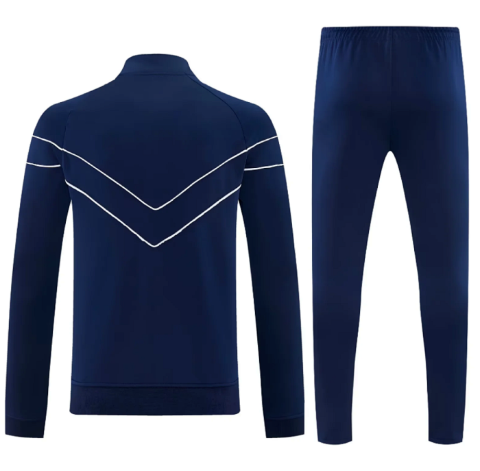 2026 France Dark Blue Soccer Windbreaker Jacket Football Jacket and Pants
