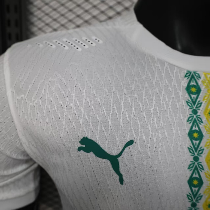 with 2 Stars Player Version 2026 Senegal White Soccer Jersey Football Shirt