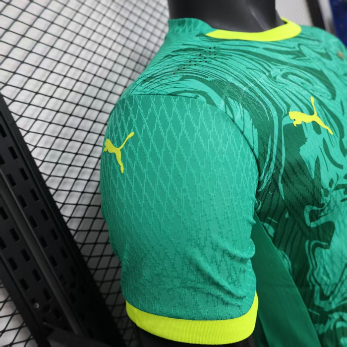 with 2 Stars Player Version 2026 Senegal Green Soccer Jersey Football Shirt