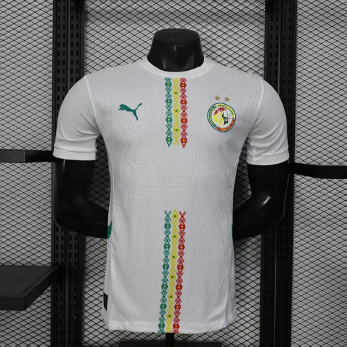 with 2 Stars Player Version 2026 Senegal White Soccer Jersey Football Shirt