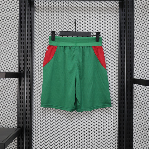 Player Version 2026 Morocco Green Soccer Shorts Football Shorts