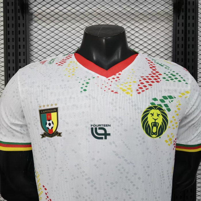 Player Version 2026 Cameroon White Soccer Jersey Cameroun Football Shirt