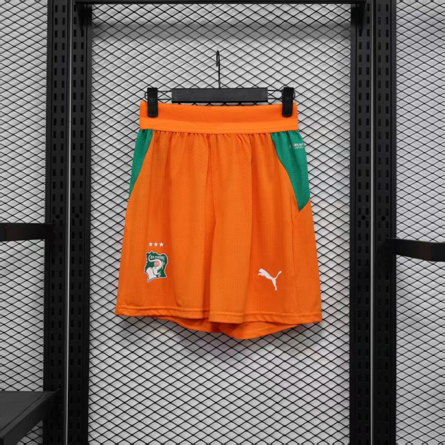 Player Version 2026 Côte d'Ivoire Home Soccer Shorts Football Shorts