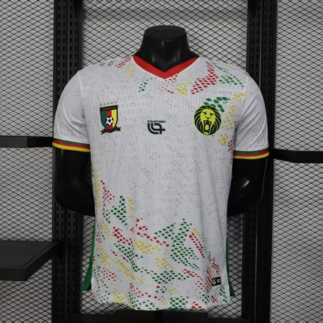 Player Version 2026 Cameroon White Soccer Jersey Cameroun Football Shirt