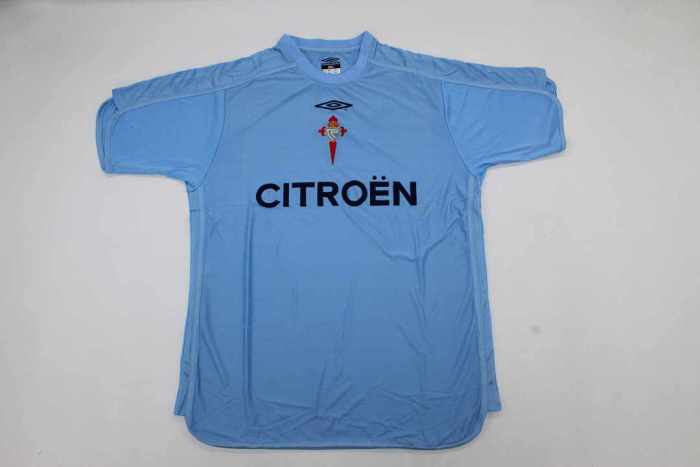with UCL Patch Retro Jersey 2003-2004 Celta de Vigo MOSTOVOI 10 UCL Model Soccer Jersey Vintage Football Shirt