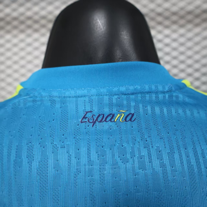 Player Version 2026 Spain Blue Soccer Training Jersey España Camisetas de Futbol