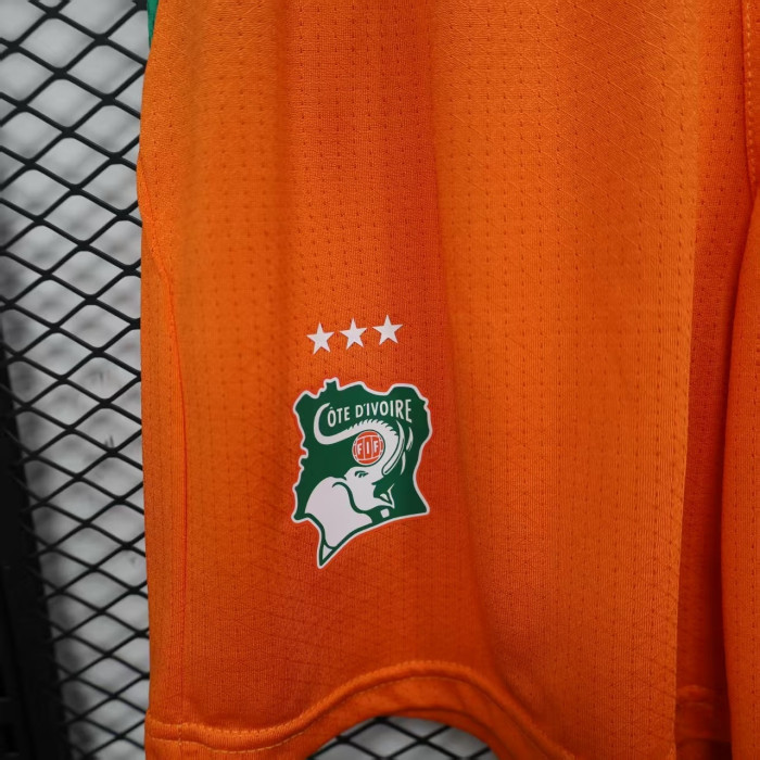Player Version 2026 Côte d'Ivoire Home Soccer Shorts Football Shorts